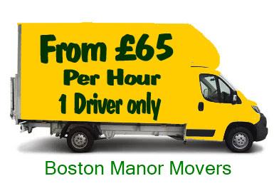 Boston Manor man with a van removals